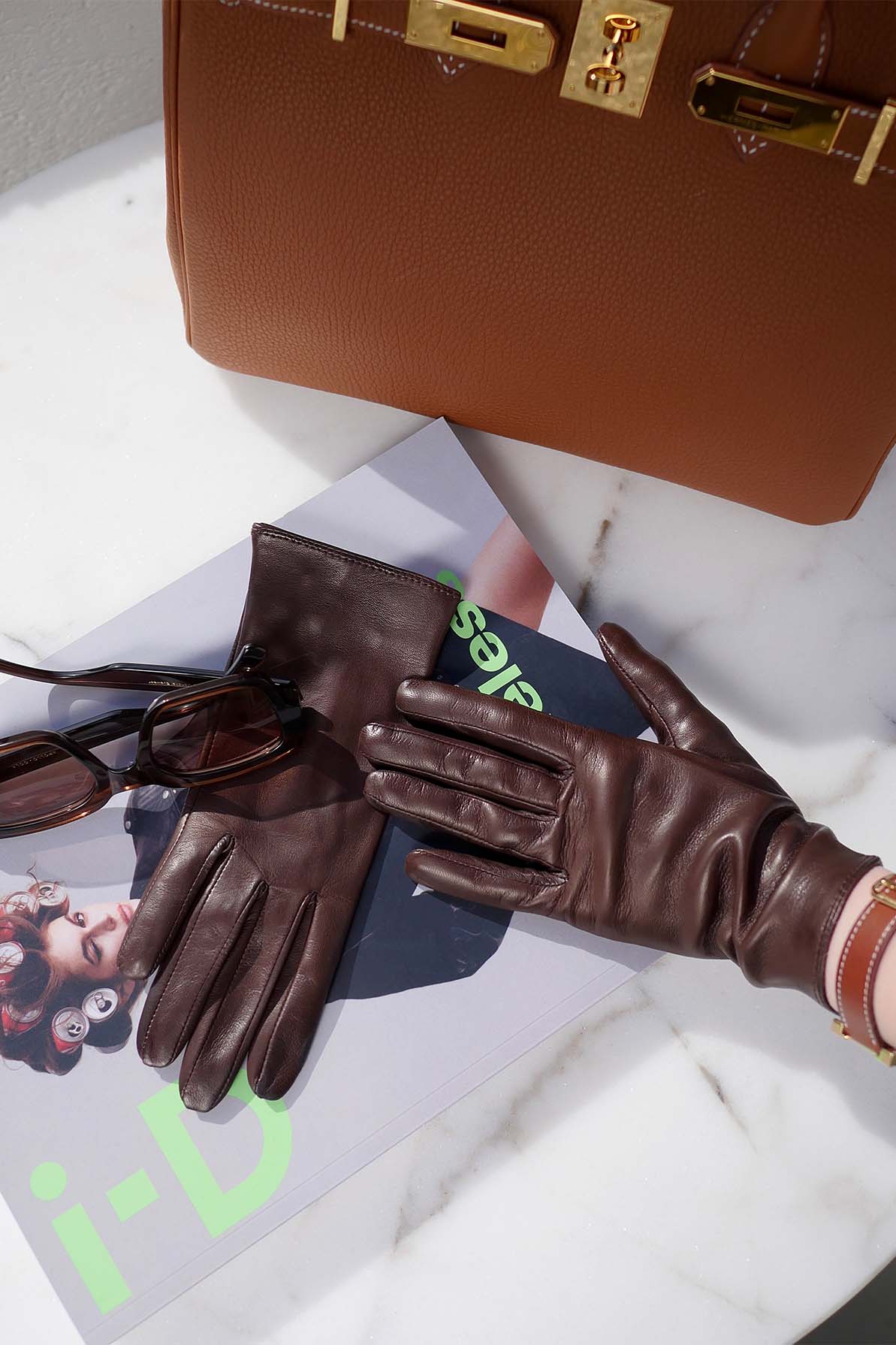 Handsome Stockholm - Exclusive Leather Gloves - Washable Leather