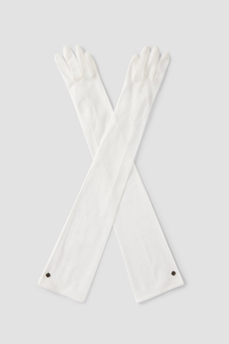 Tulle Extra Long White