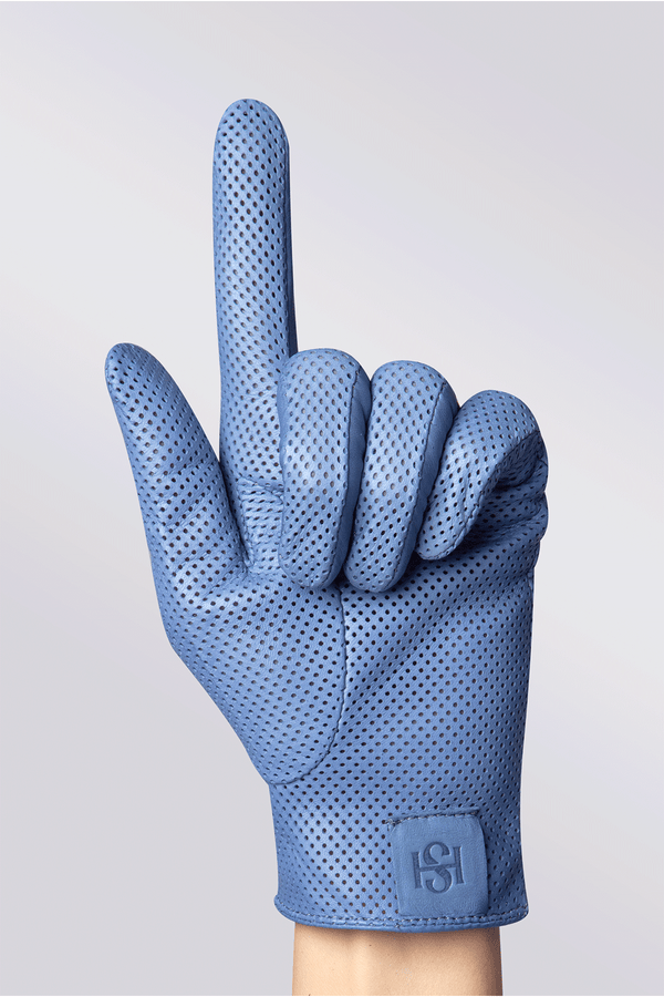 Statement Perforated Blue