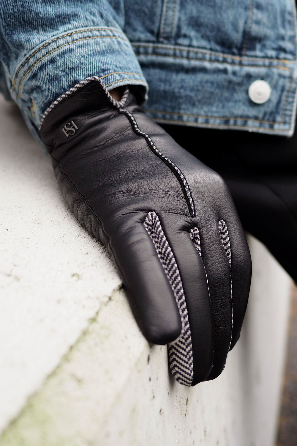 小物 ssstein Leather Glove BLACK (st.1181) M ssstein Leather Glove BLACK (st.1181) M