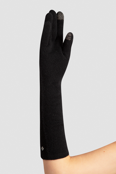 Handsome Stockholm - Exclusive Cashmere Gloves – Cashmere Long Black Handsome Stockholm - Exclusive Cashmere Gloves – Cashmere Long Black