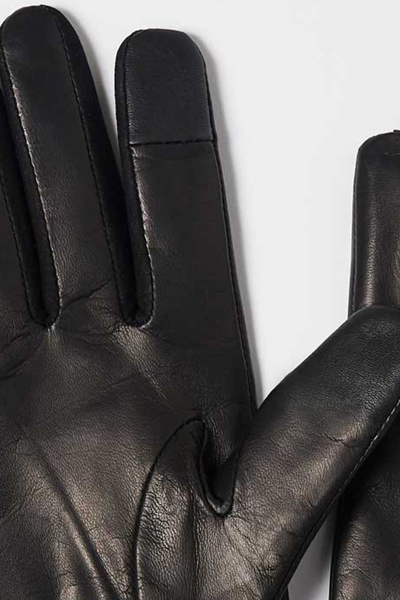 Handsome Stockholm - Exclusive Leather Gloves - Essentials Black
