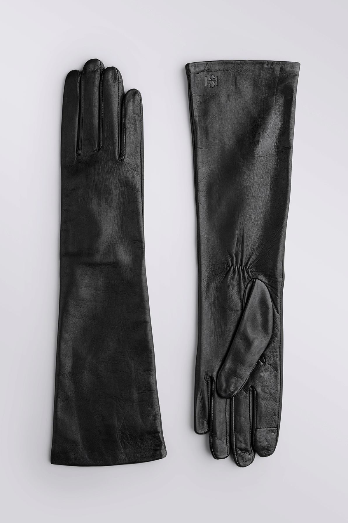 Handsome Stockholm - Exclusive Leather Gloves – Essentials Long Black