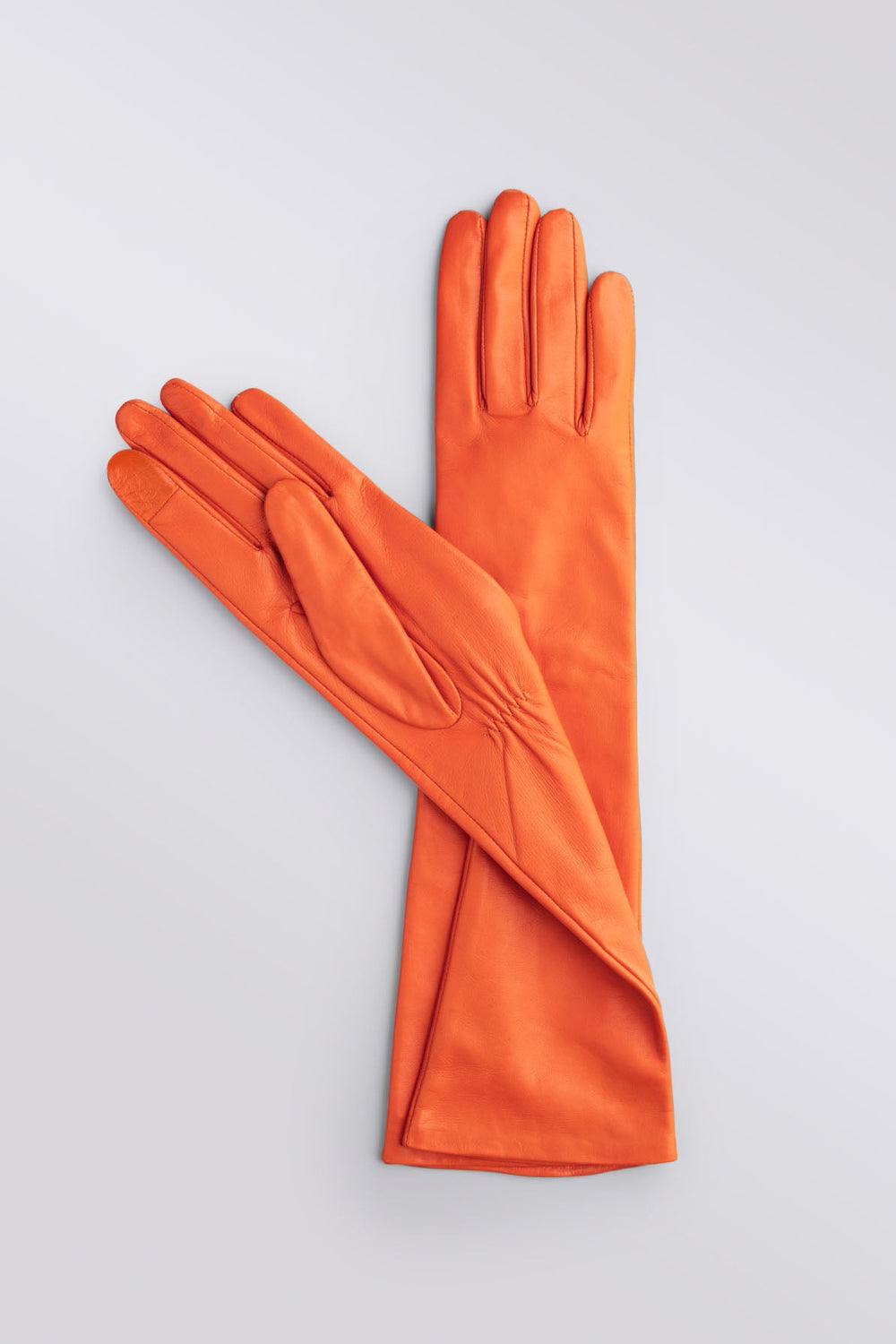 handschuhe orange leder Essentials Long Burnt Orange