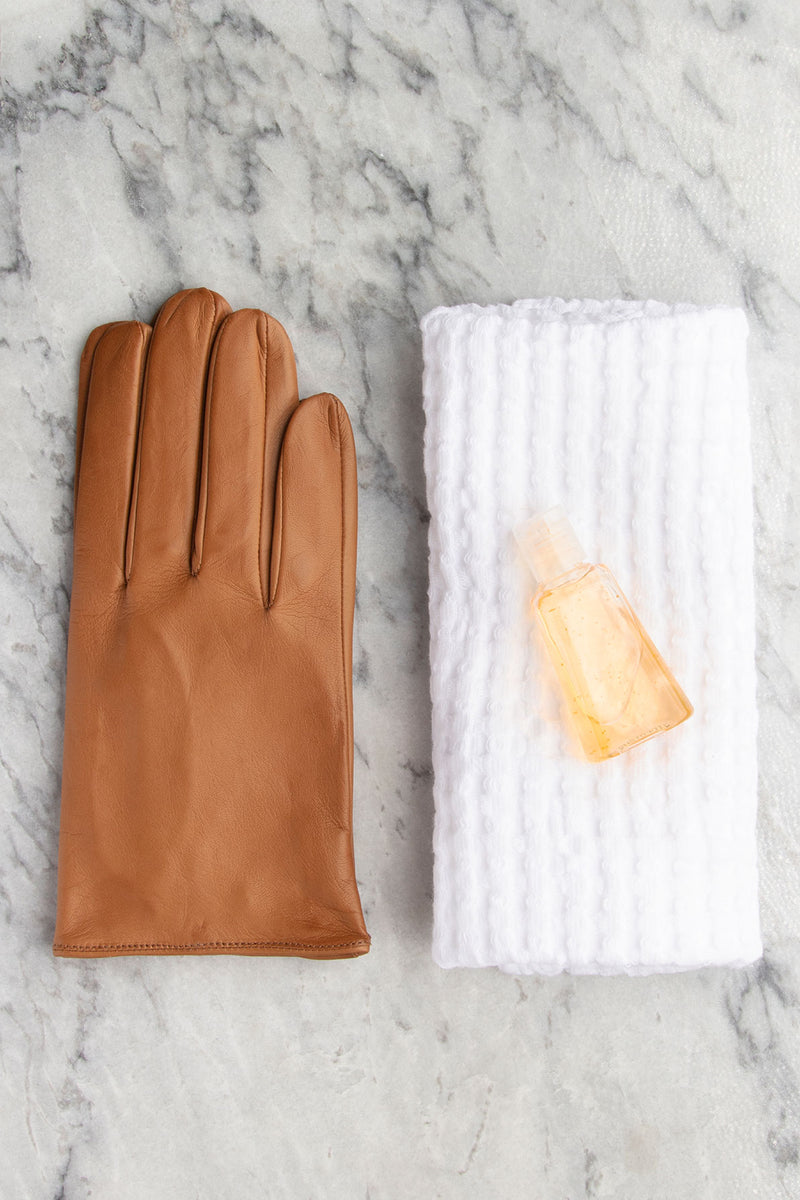 Washable Leather Camel - Men