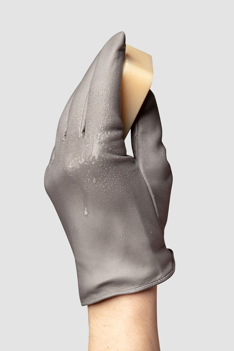 Washable Leather Grey - Men - Handsome Stockholm Washable Leather Grey - Men - Handsome Stockholm